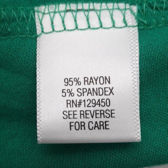 NWT Dana Buchman Ladies Size XL Emerald Elastic Waist Flowy Maxi Skirt - Picture 6 of 9